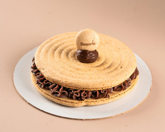 Nutella Macaron Cake